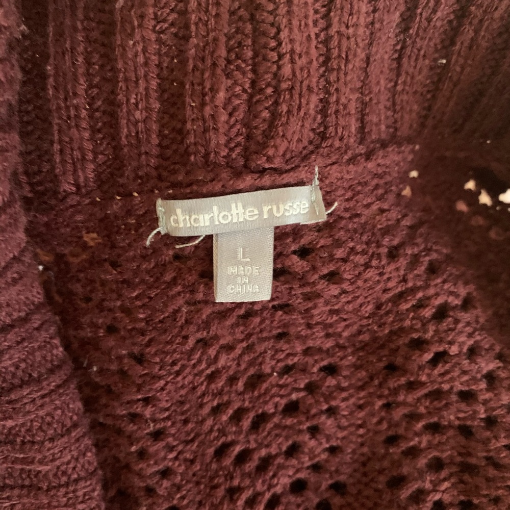 Burgundy Cardigan - Picture 4 of 4